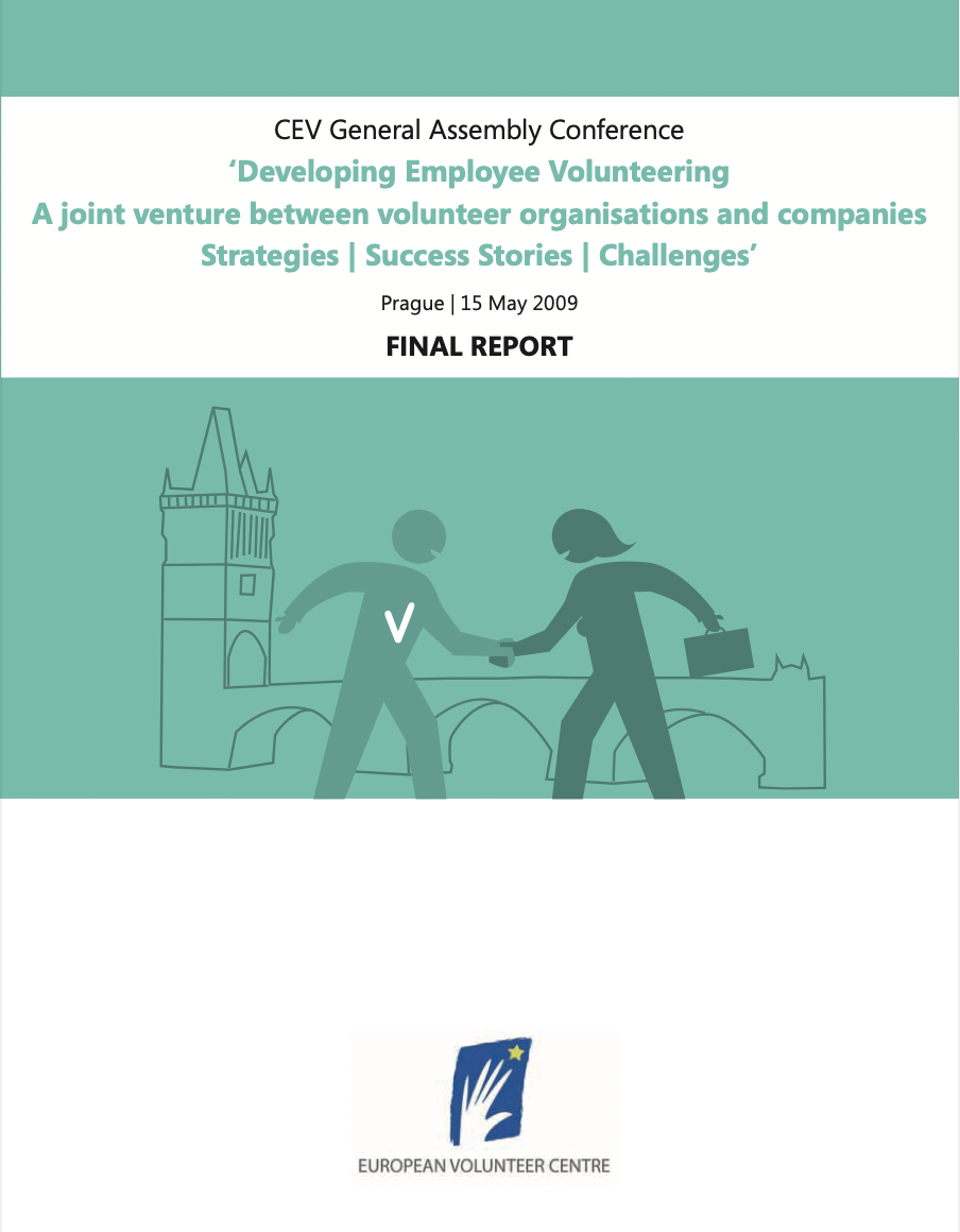 Developing Employee Volunteering. A joint Venture between volunteer organizations and companies