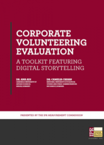 corporate volunteering evaluation storytelling toolkit