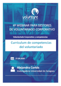 webinar voluntare gestores voluntariado corporativo competencias voluntarios
