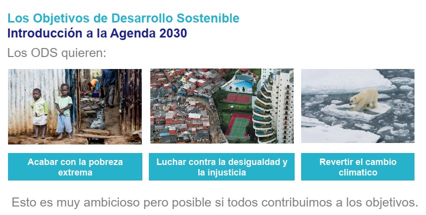 ODS 2030 agenda