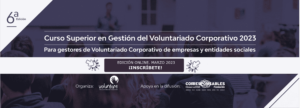 Botón de acceso al curso de voluntariado corporativo edición online en marzo de 2023