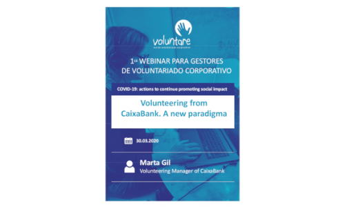 Volunteering from CaixaBank. A new paradigma
